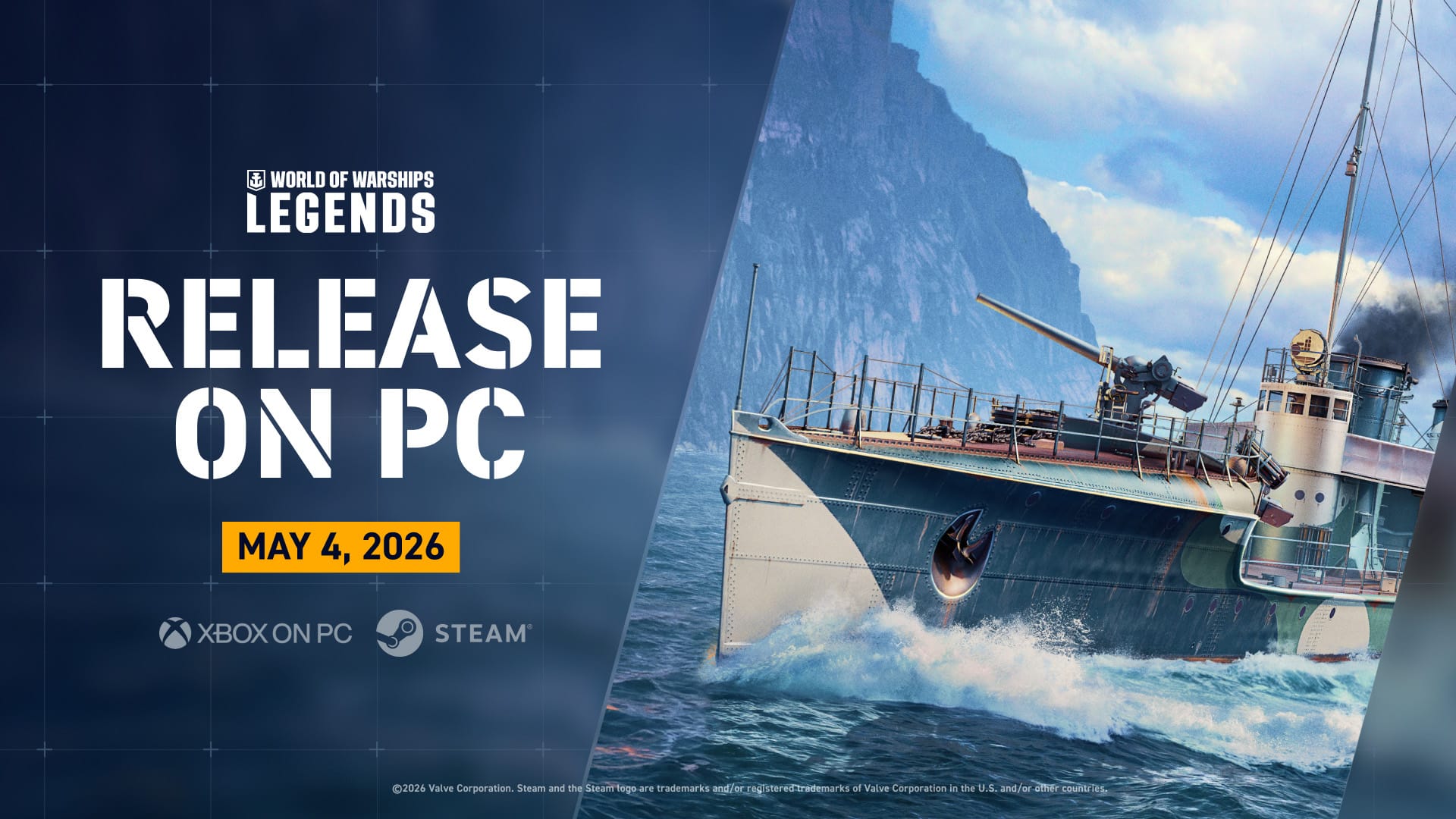 World of Warships: Legends kommt auf PC und liefert Update 15.3
