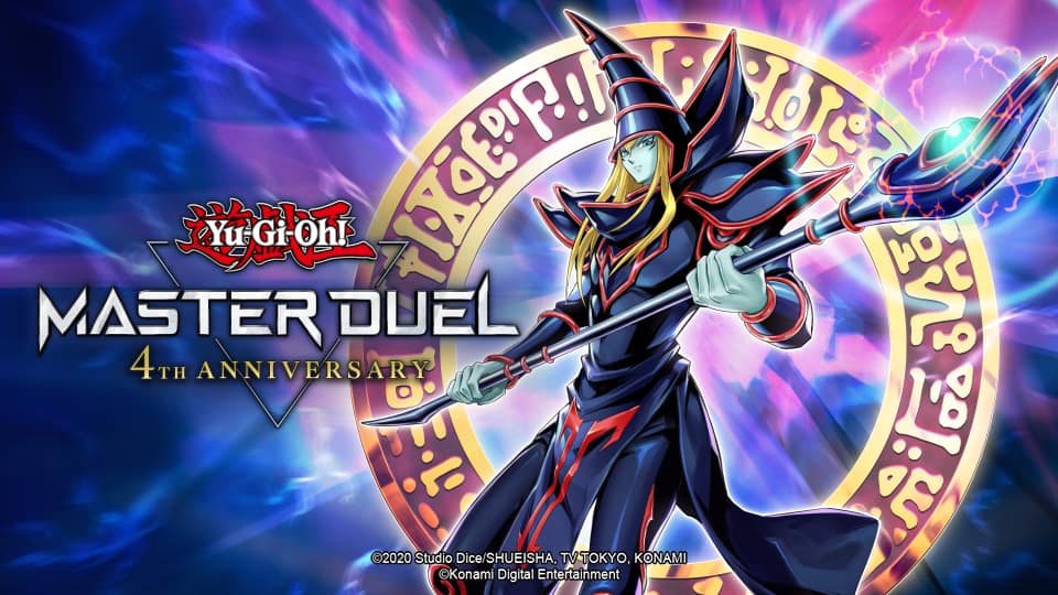 Yu-Gi-Oh! MASTER DUEL feiert 4. Jubiläum mit Dunkler Magier